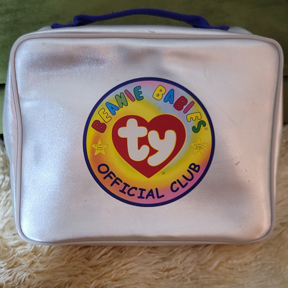 Ty Beanie Babies Platinum Edition Club Kit 9" Clubby II, Purple Bear With Tag - Picture 11 of 12